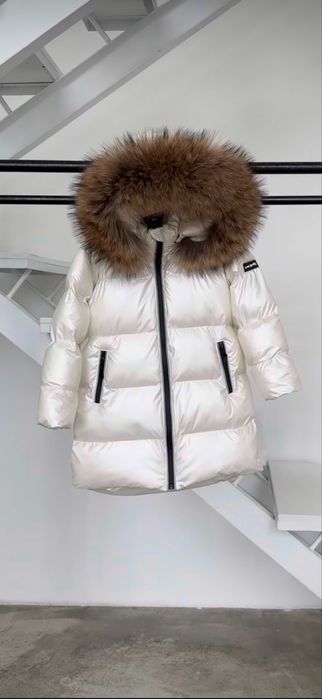 Зимовий подовжений пуховик (куртка)