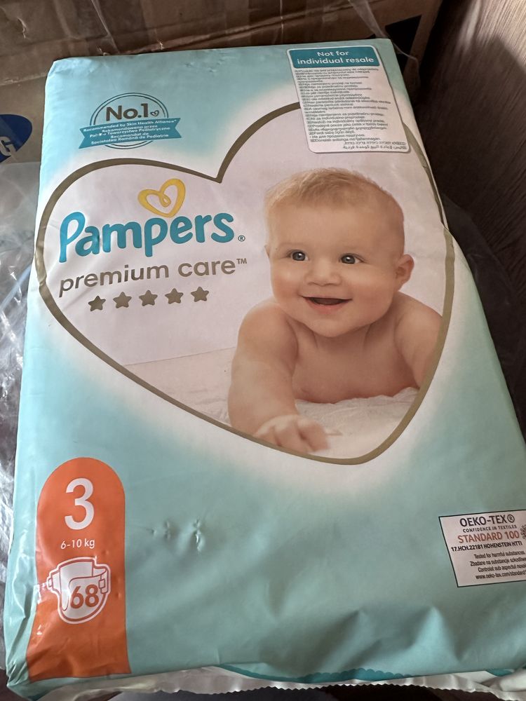 Pampers 3-ка разные пачки новые