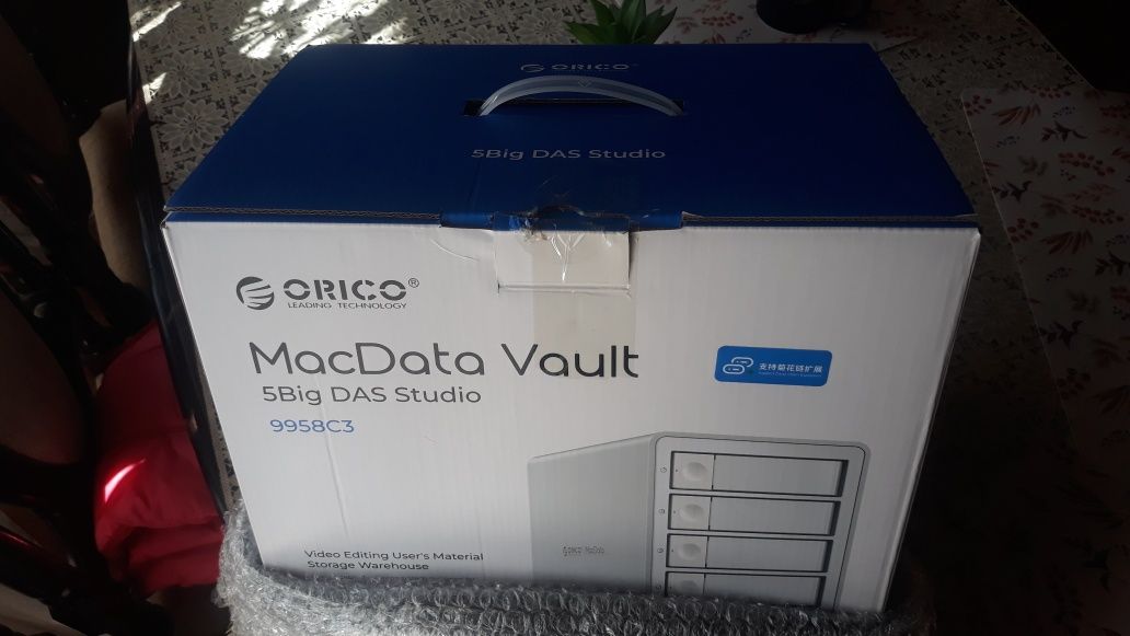 ORICO MacData 5 obudowa dysku HDD 110TB macierz RAID stacja dokująca