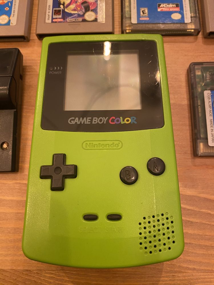 Game Boy Color + 6 gier