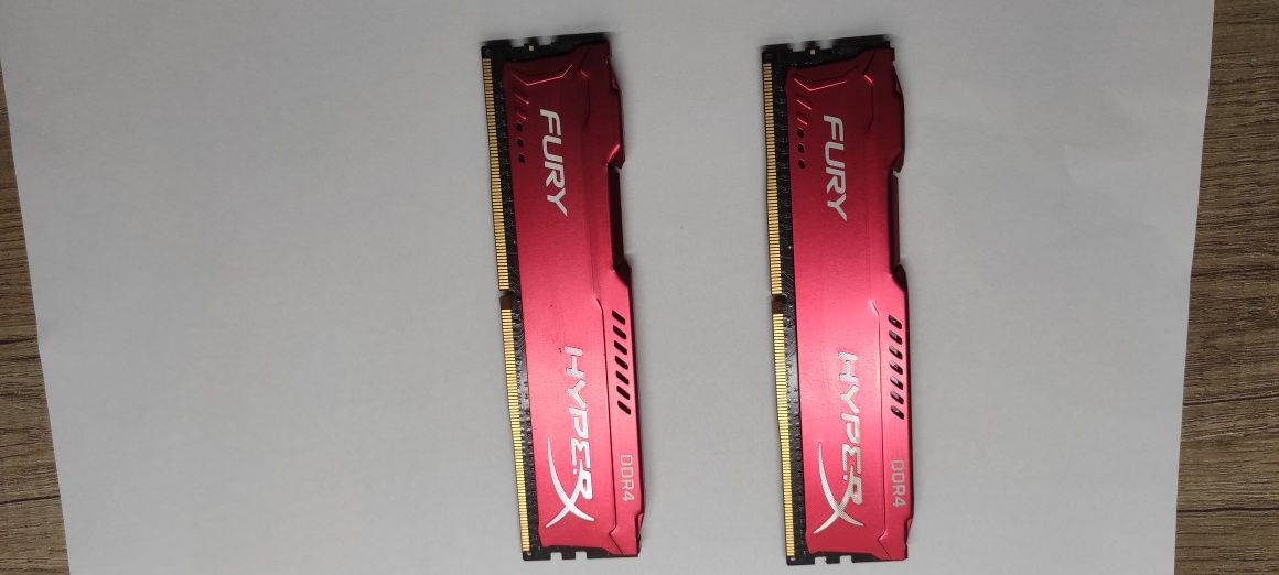 Ddr 4, Fury hyperx, 3200 MHz, 16 gb(2*8), KingBand4000 mhz, (2*8)
