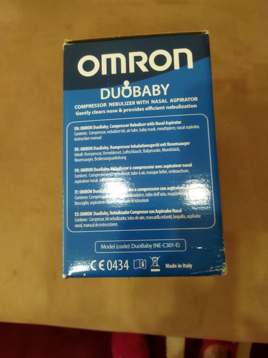 Інгалятор небулайзер OMRON DuoBaby ингаляторNE-C301-E компресорний инг