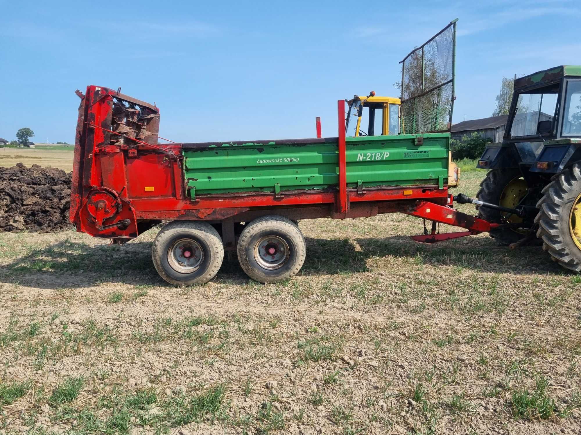 Rozrzutnik obornik 6 ton tandem WARFAMA Agromet fortschritt