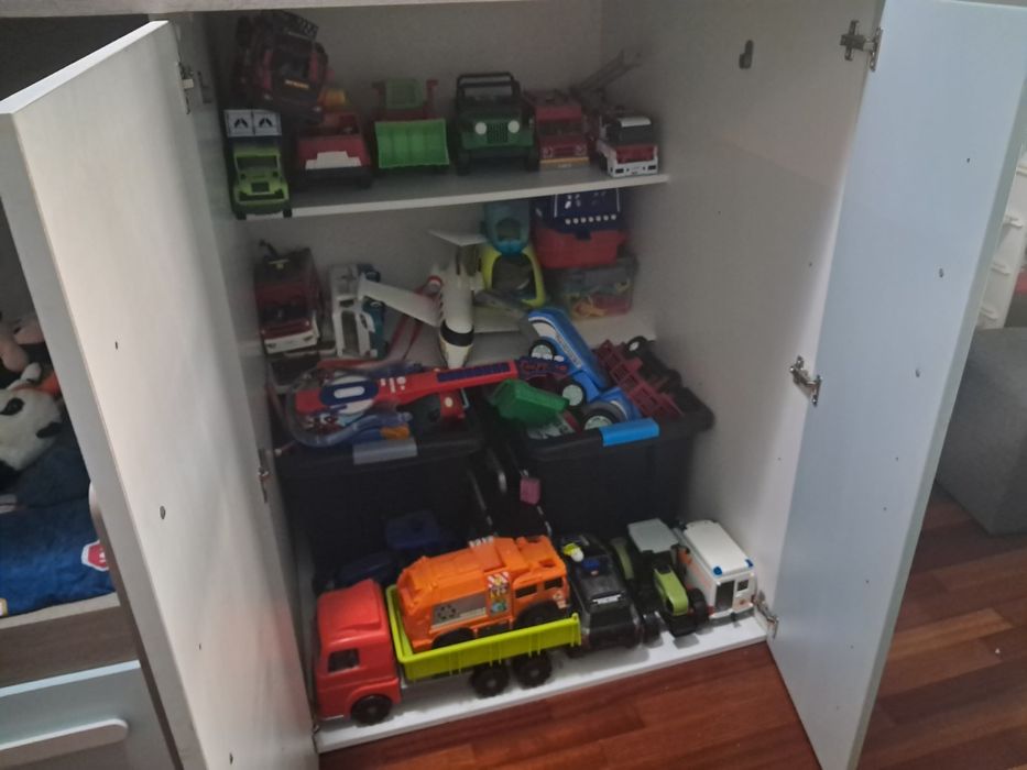 Beliche azul e cinza