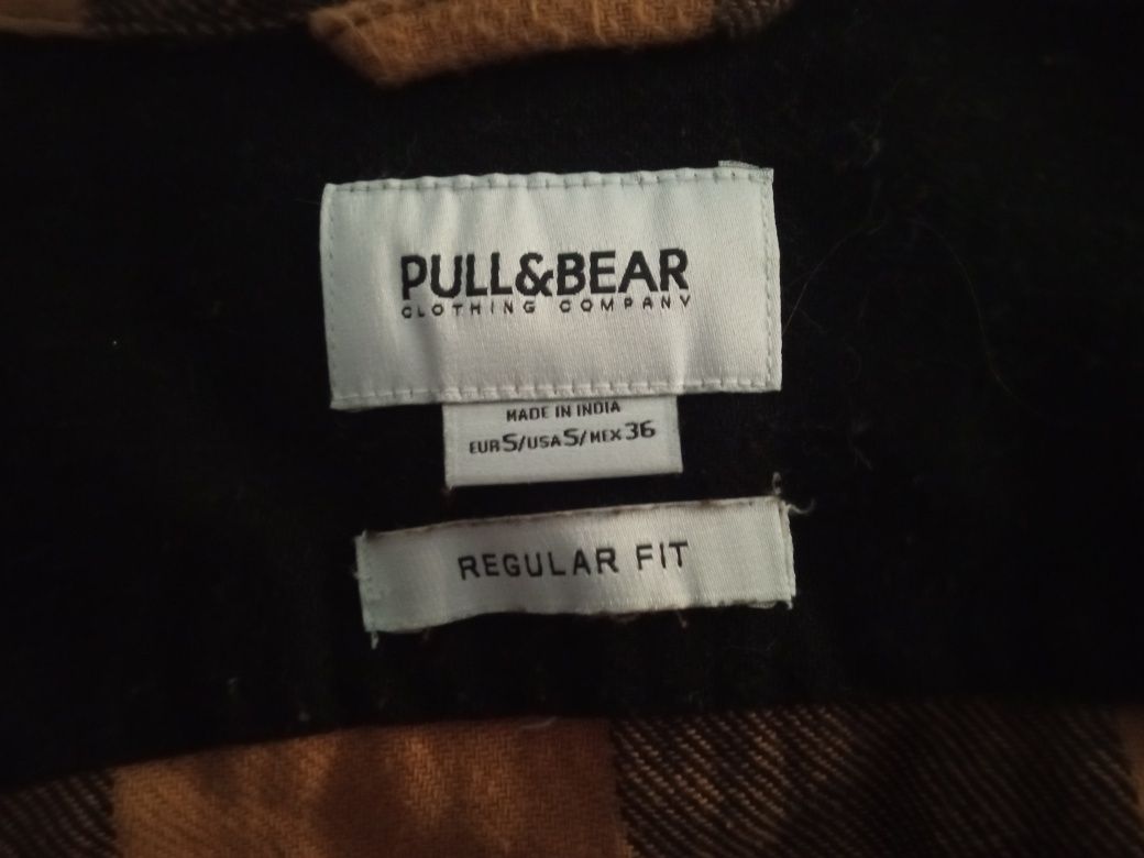 Camisa de Homem em Flanela Usada Marca Pull&Bear