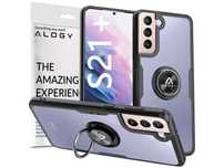 Etui Alogy Ring Holder Clear Armor Do Samsung Galaxy S21 Plus Czarne