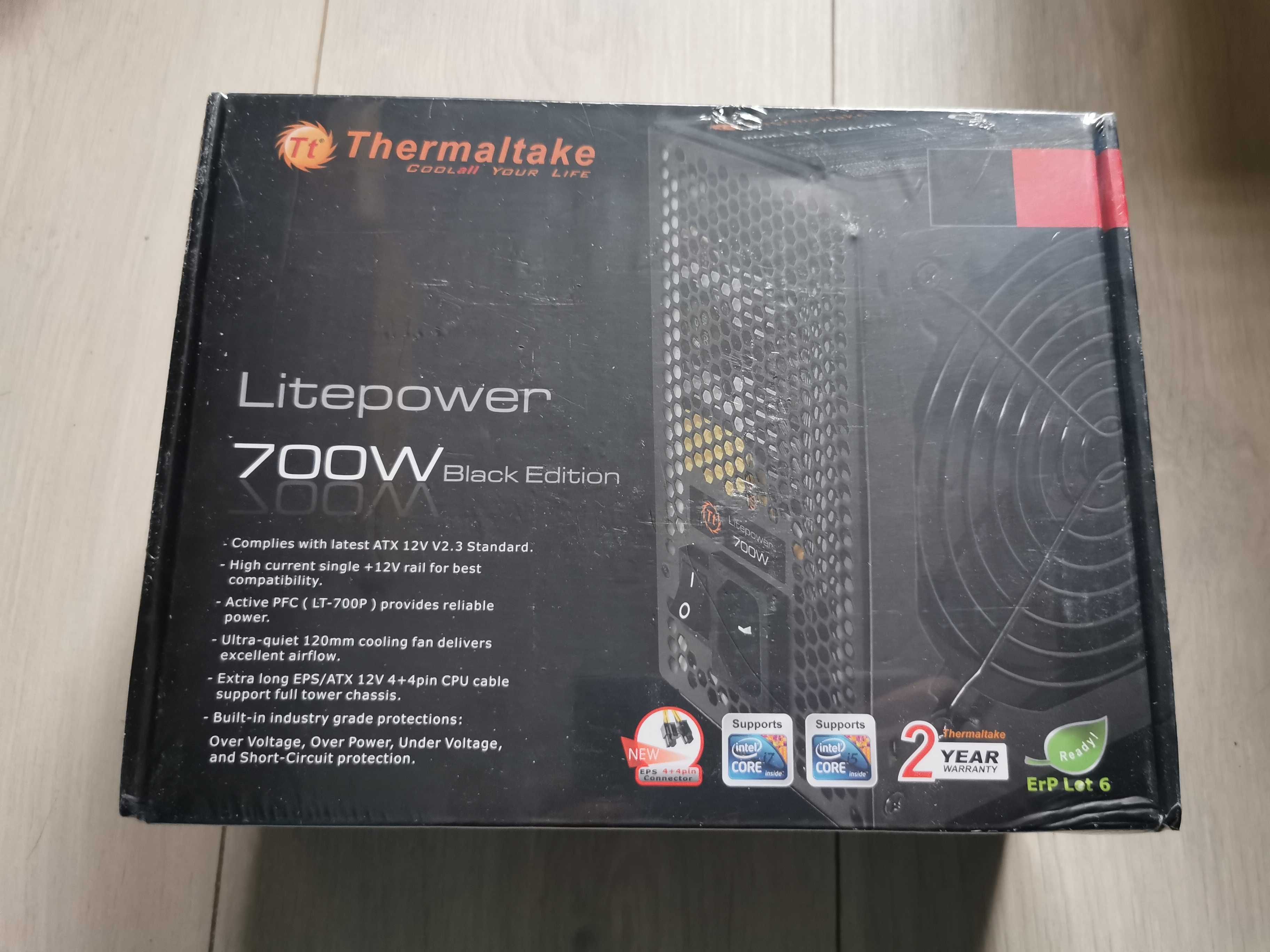 Zasilacz Thermaltake Litepower 700W Black Edition LT-700P