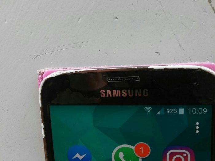 Telefon Samsung Galaxy S5 oryginalny wywietlacz z rysą 100% SPRAWNY