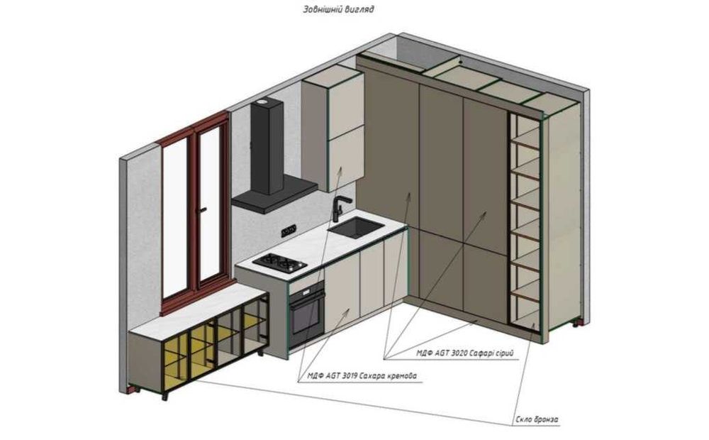 Кухня в сучасному стилі