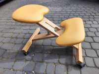 Klękosiad krzesło ergonomiczne rehabilitacyjne klęcznik drewno