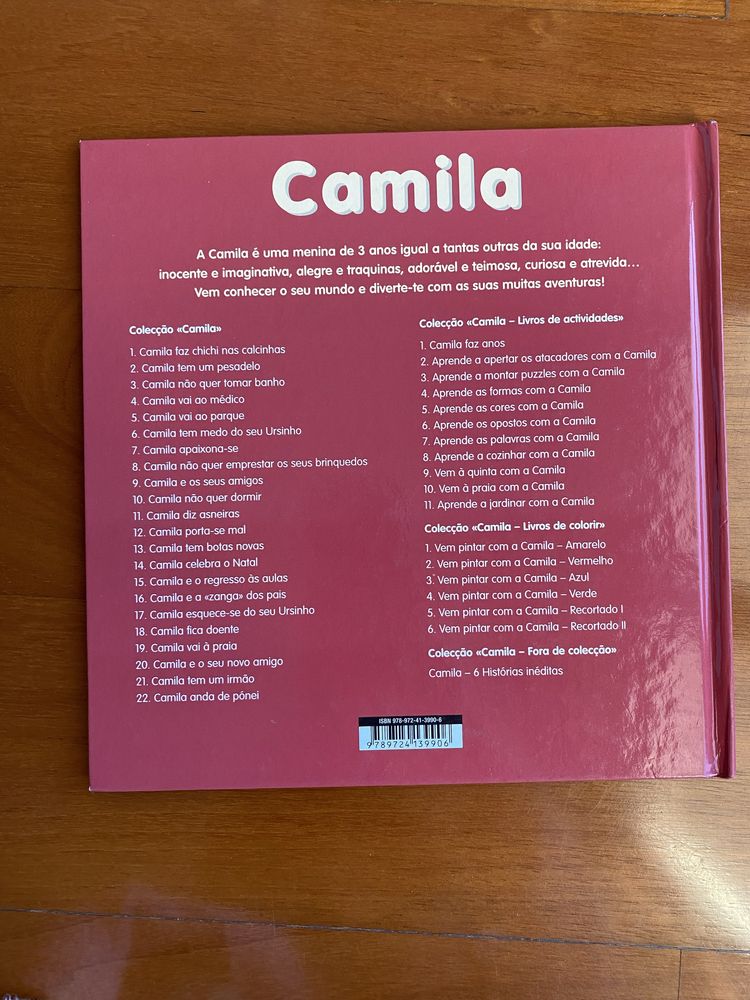 Livro infantil “Camila celebra o Natal”