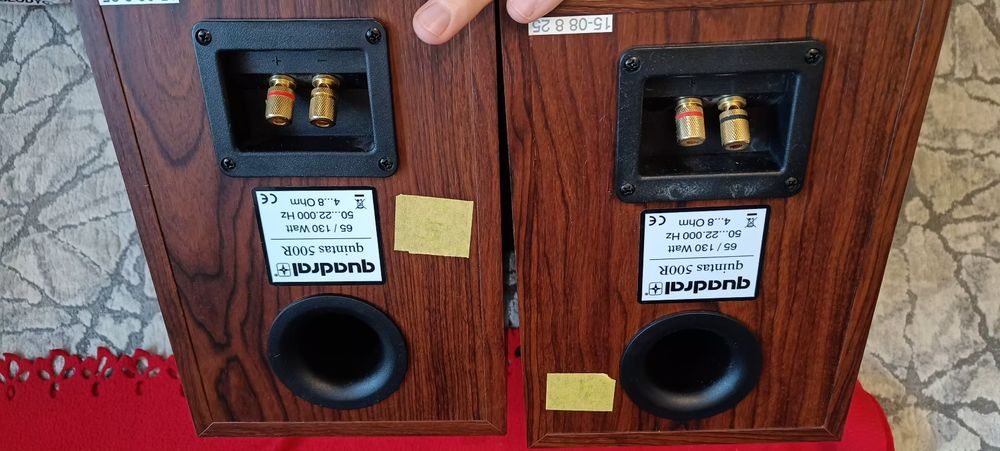 Zestaw kina domowego kolumny Quadral Quintas wzmacniacz Onkyo