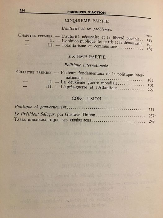 Salazar Principes d´Action / Adriano Moreira/ Províncias do Oriente