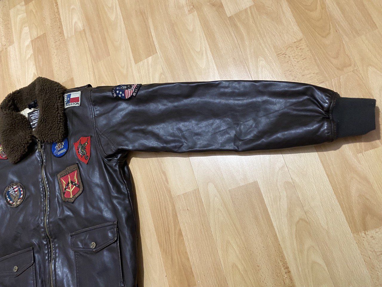 Шкіряна дитяча куртка Top Gun Official Signature Series Jacket