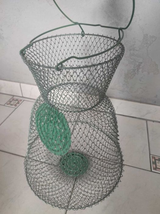 Metalowa pułapka na ryby