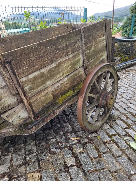 Carroça de bois antiga⁸