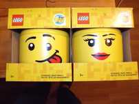 Lego głowa pojemnik na klocki dla dziecka