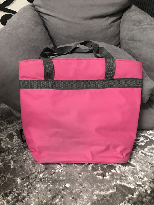 Пляжна сумка - холодильник рожева