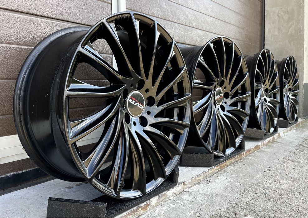 4x felgi aluminiowe Czarne 5x112 r18 et48 8J Alufelgi VW Audi Skoda 18