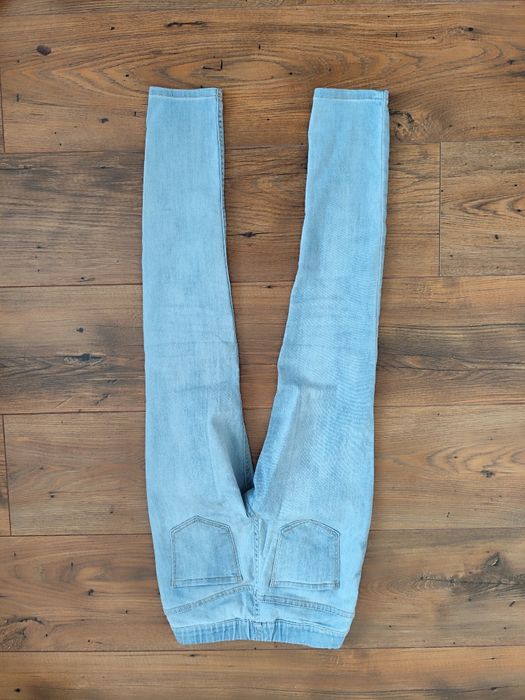 Spodnie jeans jeggins h&m jednorożec 134 elastyczne unicorn