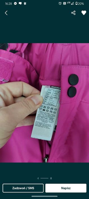 kombinezon młodzieżowy dziewczęcy narciarski wedze