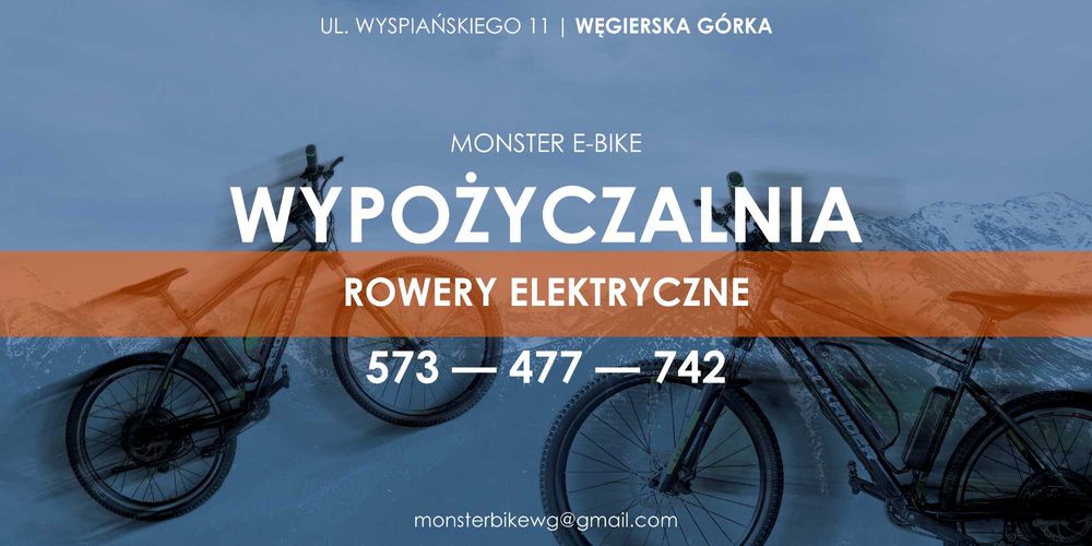 Wynajem/Wypożyczalnia Rowerów Elektrycznych Węgierska Górka