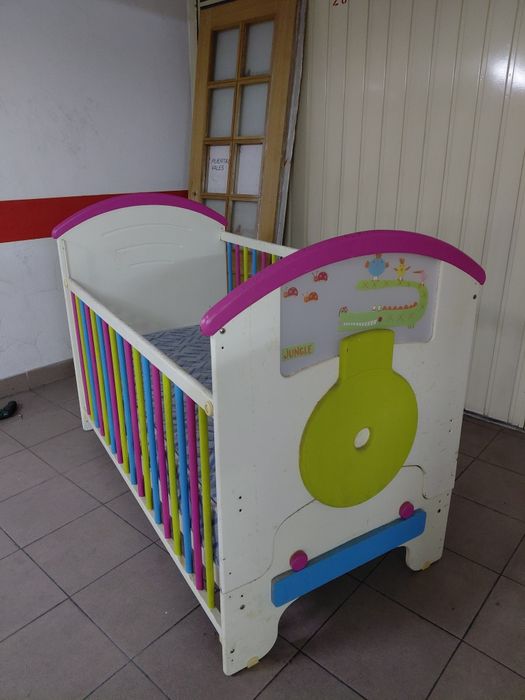 Cama berço convertível + Colchão