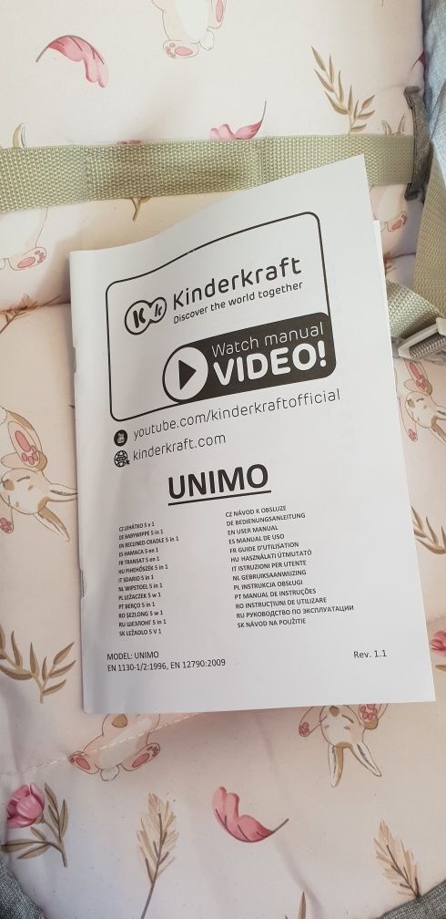 Leżaczek Unimo 5w1 Kinderkraft