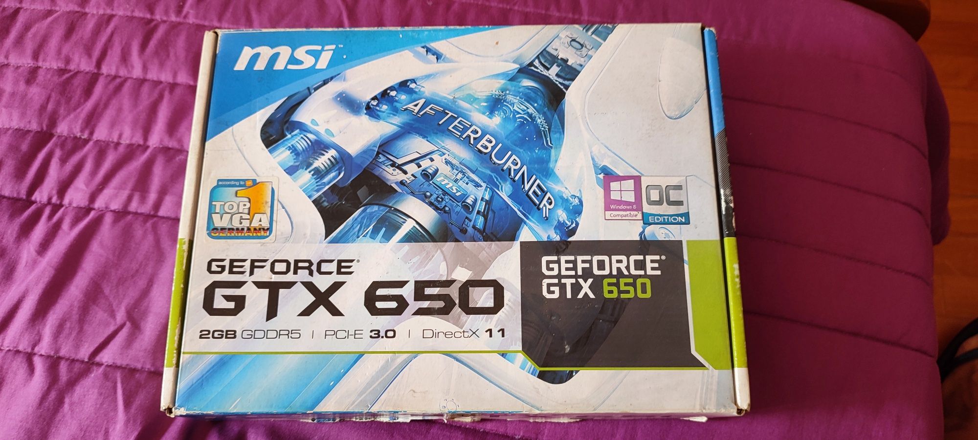 Gráfica Geforce GTX650