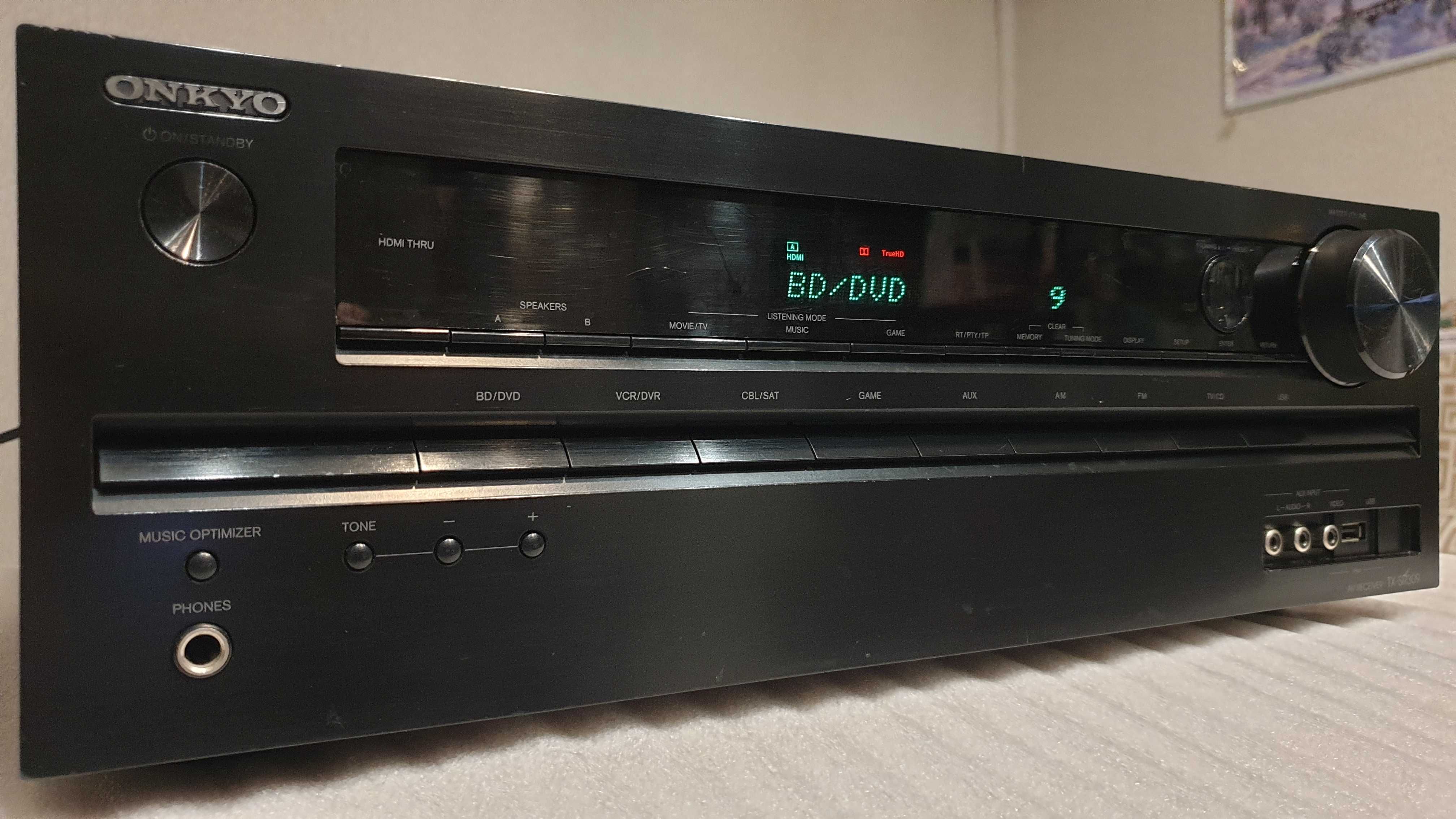 Ресивер Onkyo TX-SR309 5.1 TrueHD/3D/ARC/Opt/Coax/USB/FM 100W