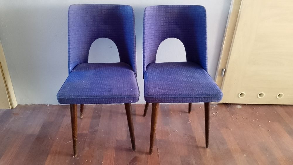 Krzesło tapicerowane PRL