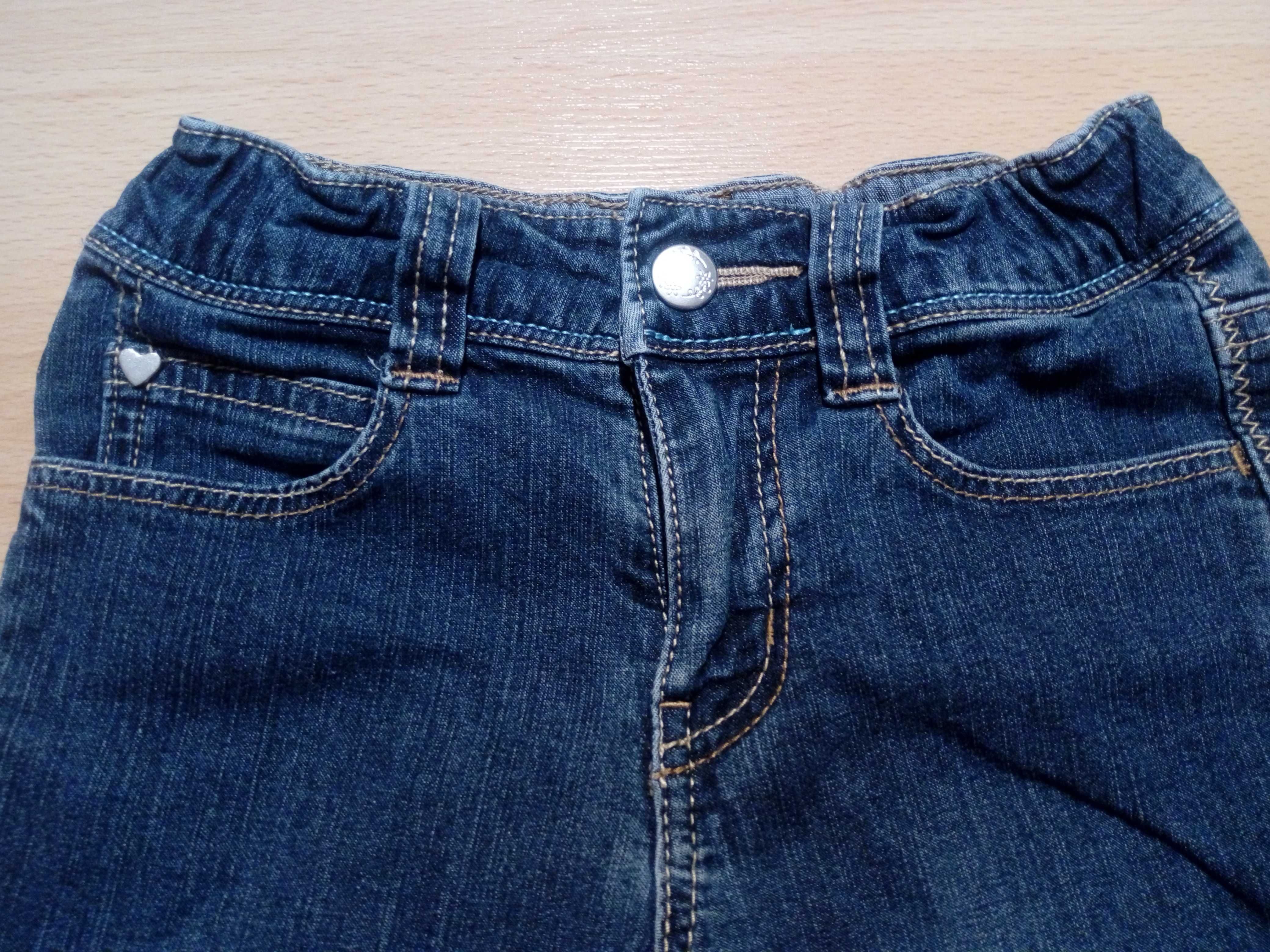 Spodnie jeansy rurki rozmiar 110