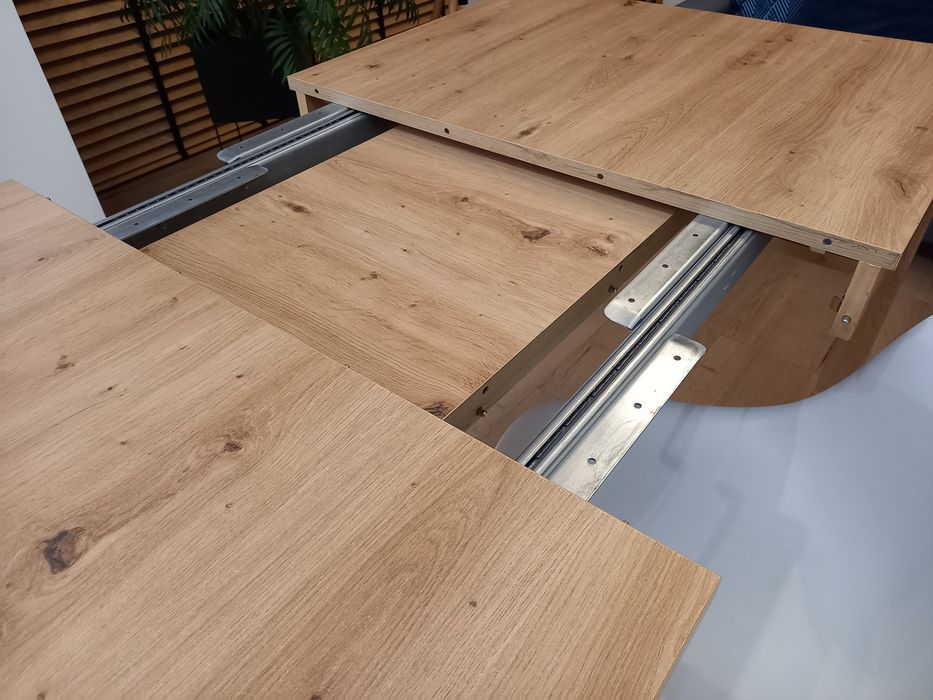 Duży stylowy Stół rozkładany Dąb Artisan | D.120 - 240! S.80 x W.76 cm