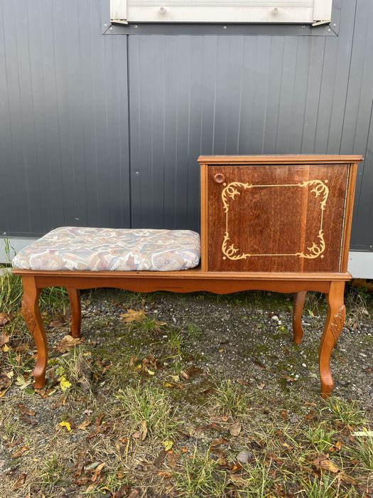 Stolik telefoniczny Szafka na buty korytarz stylowa intarsja