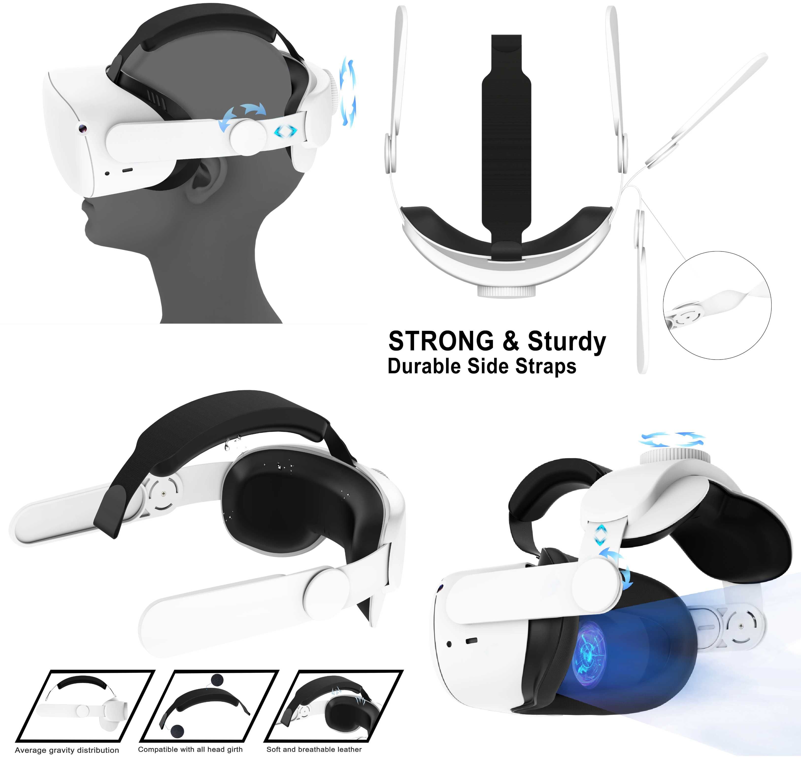 Крепление Oculus/Meta Quest 2 Head Strap