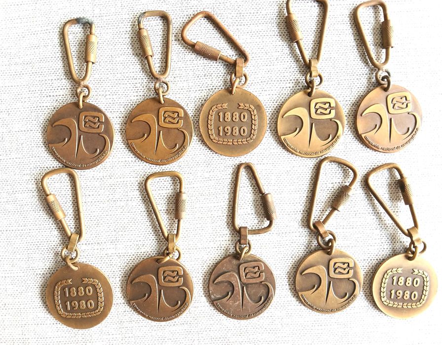 Porta-chaves diversos da Companhia Nacional de Navegação e outras