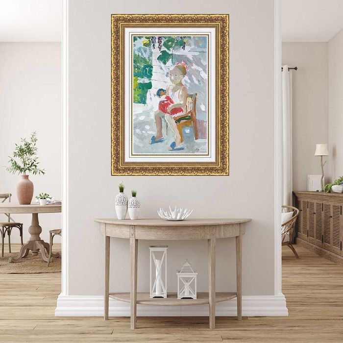 Горська Алла (1929-1970) Дівчинка. 81*50 см - Андеграунд - А. Горская