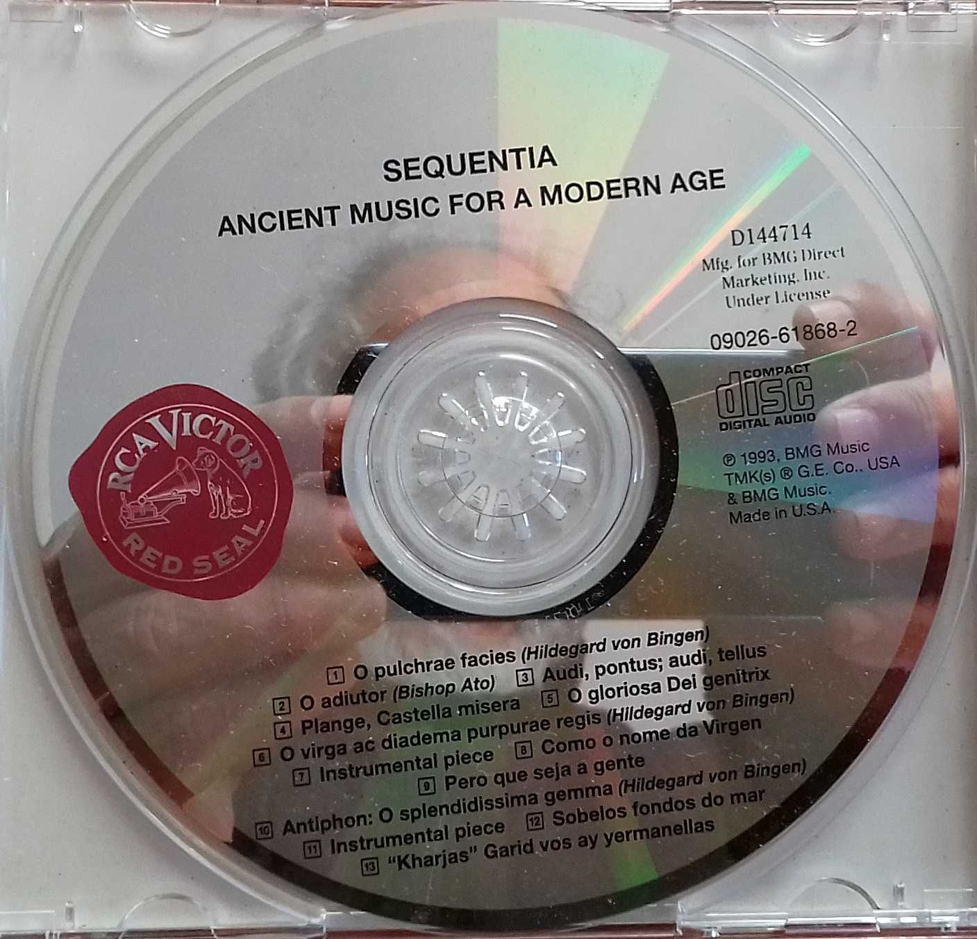 CD Sequentia Ancient Music for Modern Age. Inclui portes