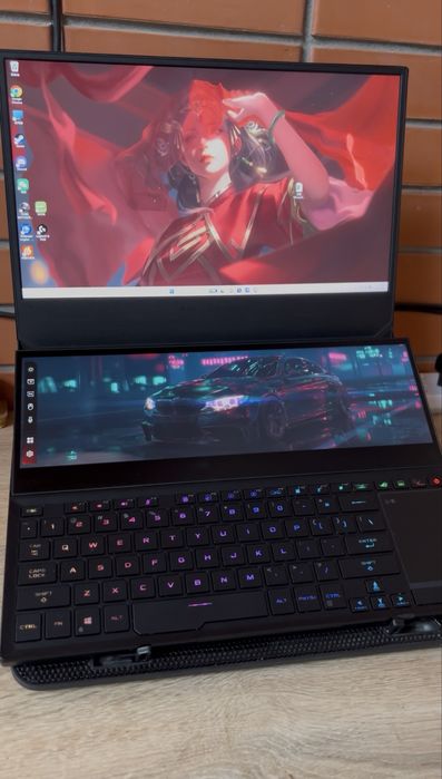 Asus ROG Zephyrus Duo 15/4K120hz+4K60hz/32G/1ТВ/R9-5900HX/RTX3070+8G