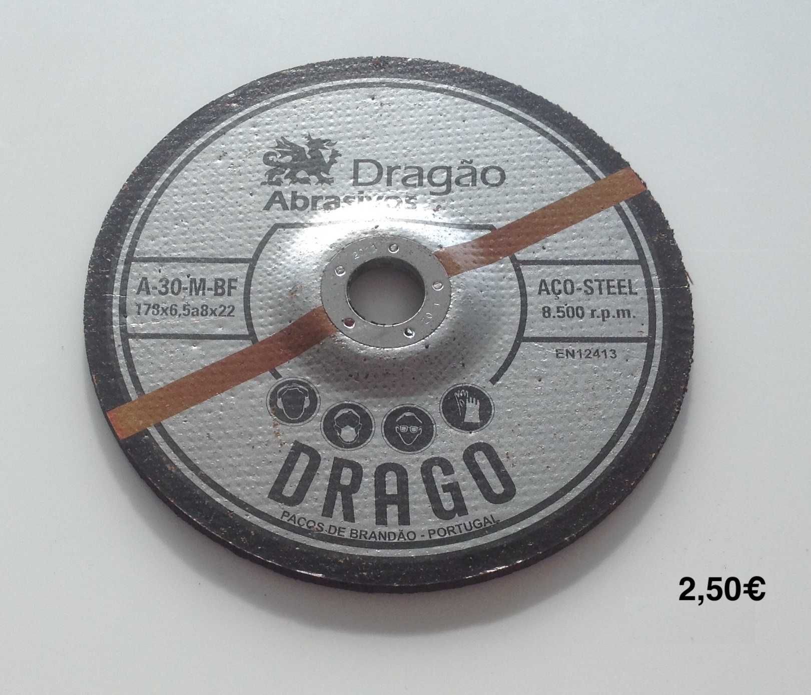 Discos diamantados-de rebarbar e madeira