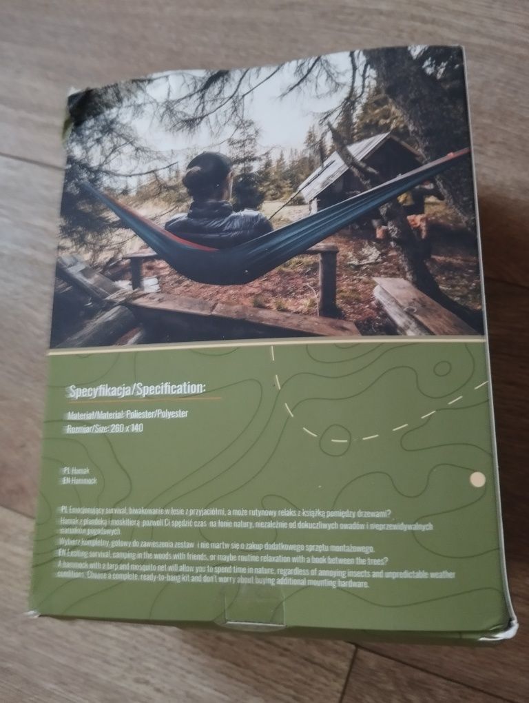 Hamak z moskitierą Wilf Trek