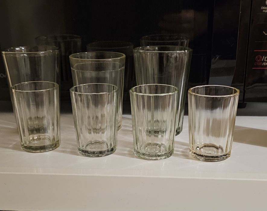 Граненный стакан 200мл и 100мл СССР