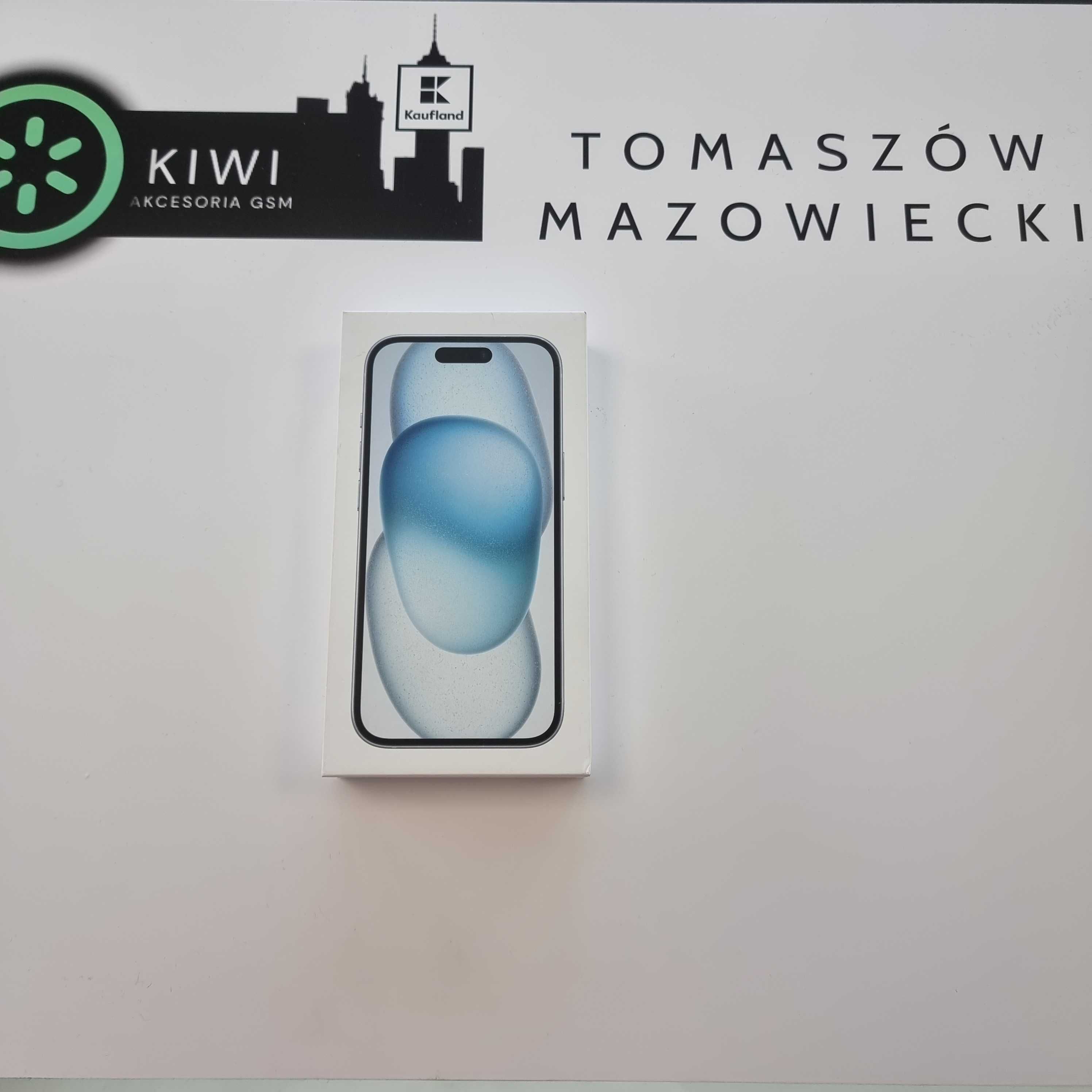 IPHONE 15 128GB BLUE Sklep Tomaszów Maz. cena:3288zł