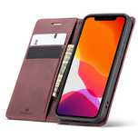 Eleganckie Etui Portfel z klapką Spacecase do iPhone 12/12 Pro red