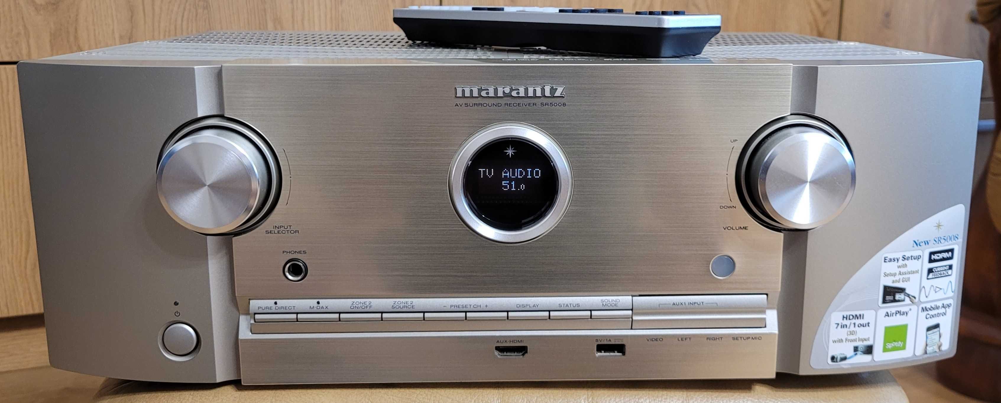 Marantz SR5008 Amplituner 7.2 HDMI ARC Spotify pilot