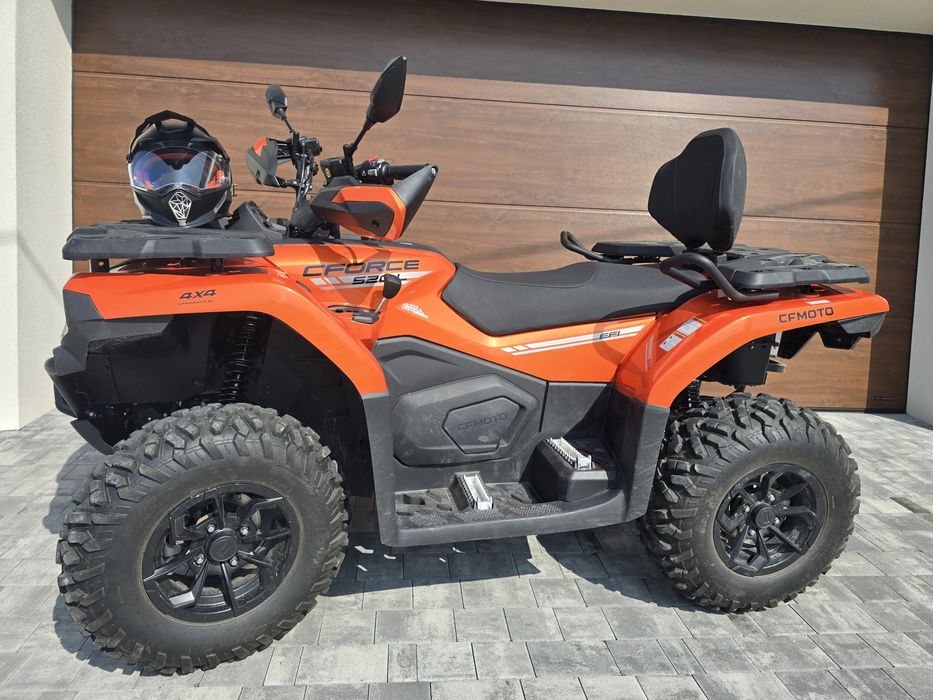 Quad Cfmoto CF moto 520l eps.+kufer+pług faktura VatJak nowy.