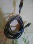 Cabo usb malha de aço 2mts
