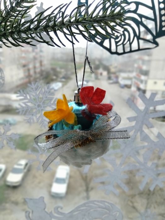 Іграшка, ялинкова прикраса, хенд мейд,  подєлка, виріб