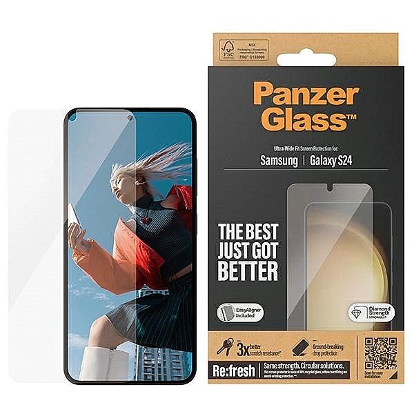 Szkło hartowane PanzerGlass Ultra-Wide Fit z aplikatorem na Samsung Ga