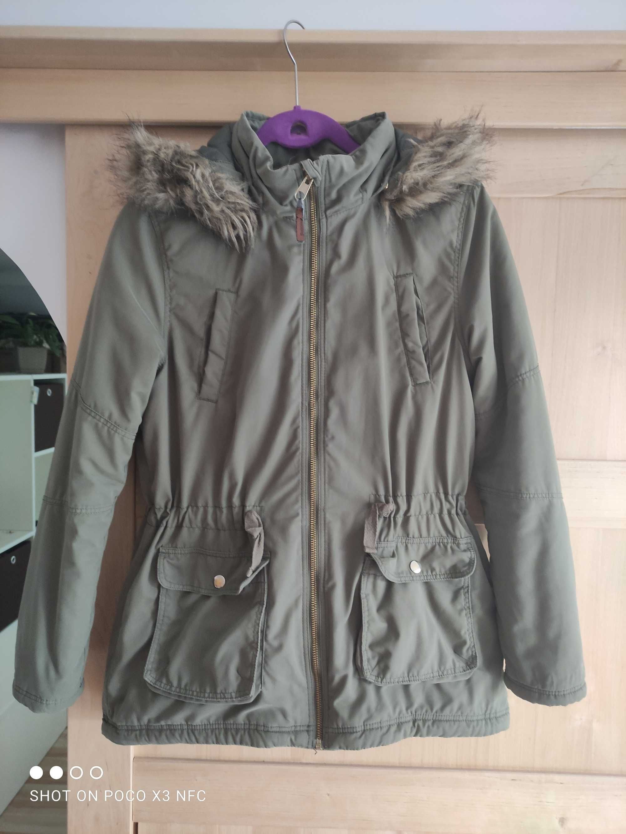 Parka khaki  marka H&M